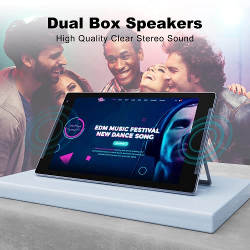 10.1 Inch Tablet, Tjd Android Tablets, 2Gb Ram 32Gb Rom (512Gb Expandable Storage), Quad Core Processor, Hd Ips Screen, 2.0Mp Front+8.0Mp Rear Camera, Wi-Fi, Bluetooth, Google Gms Tablet With Stand #TOP1