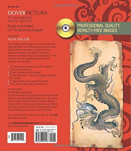 Tattoo Art (Dover Pictura Electronic Clip Art)