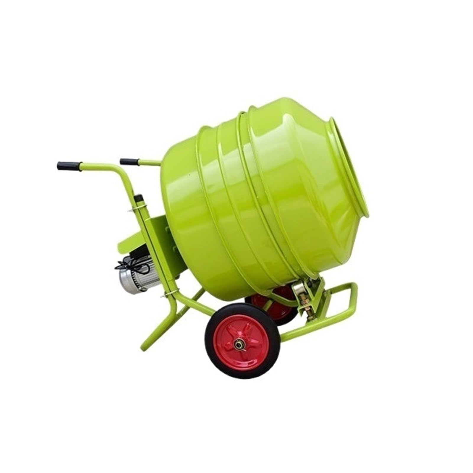 Wqqyu6hkf One Color Cement Mixing Cement Concrete Sand Gravel Construction Mixer Household Small Feed Mixers Portable(Large)