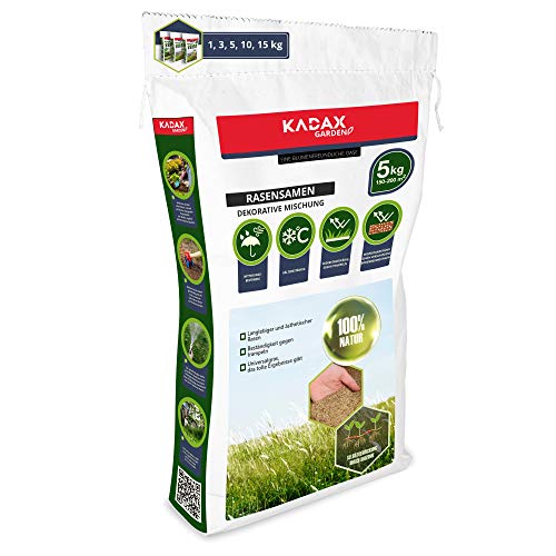 Kadax Ornamental Grass, 200 m², semi di erba ornamentale, Grassaat, miscela di erba, semi di erba, semi di prato, semi efficaci, miscela di semina sul prato, erba, miscela di semi (5 kg)