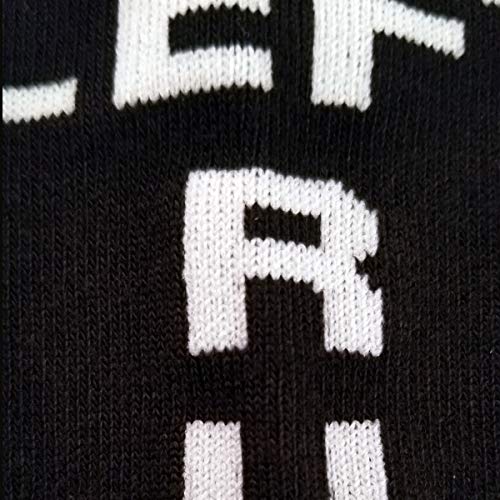 Left Rudder, Right Rudder Aviation Themed Airline Uniform | Premium Dress Socks | Aviation Gifts | Pilot Gifts | Single Pair Black Large2