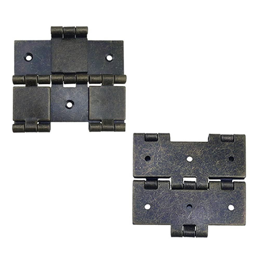 Sybnikolf One Color Door Hinges 10Pcs 360 Degree Screen Hinge Double Axis Double Opening Double Turning Hinge Corner Hinge