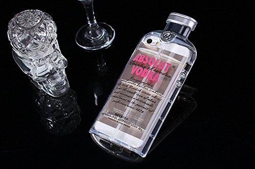 Chris House Vodka Bottle Design Silicone Back Case for iPhone 6 (4.7-Inch), iPhone 6 Plus (5.5-Inch)
