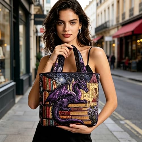 Bolso tote acolchado liviano para mujer miniatura 4
