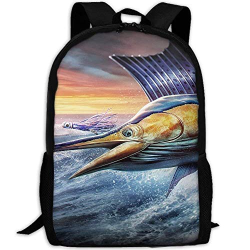 Preisvergleich Produktbild Rucksack Cool Flying Sailfish Womens Laptop Rucksack Schultasche Travel Daypack