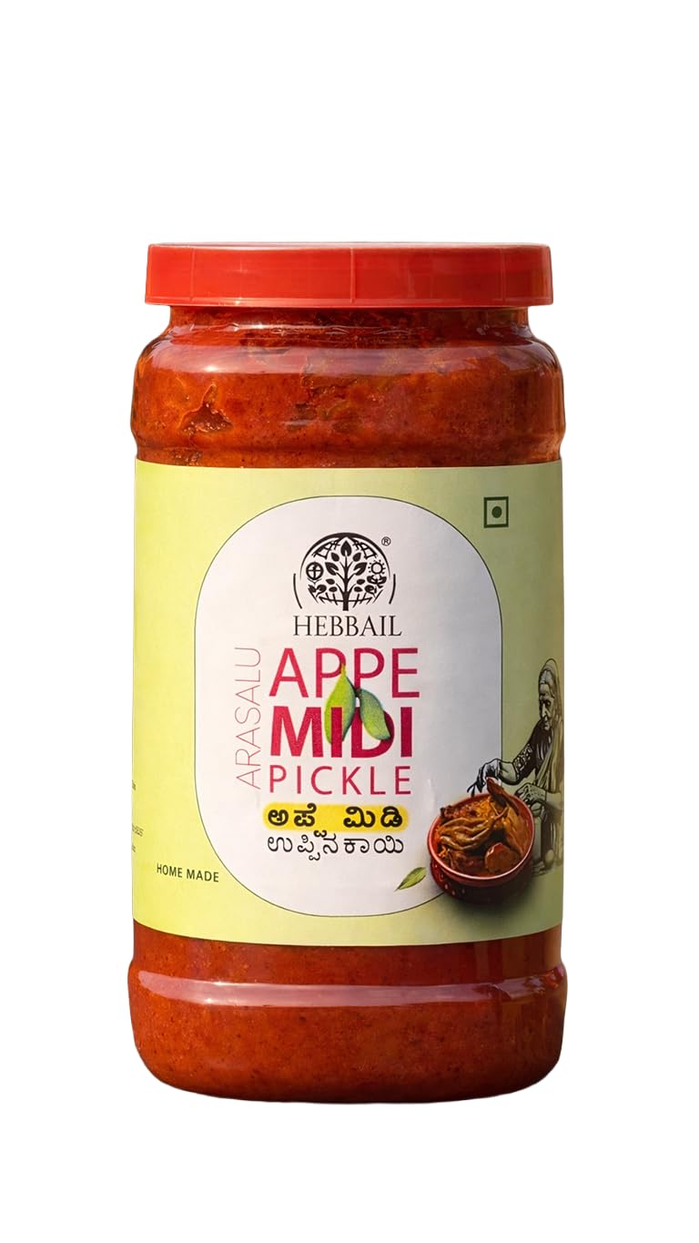 HEBBAIL Appe Midi Pickle, Traditional South Indian Spicy Achar, Ready to Eat, No Artificial Colors, Veg Pickle for Rice, Dosa & Curd Rice (250g)-image-10