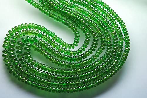 Chrome Diopside Russe véritable LKBEADS, fil de perles lisses pour bijoux d'éternité