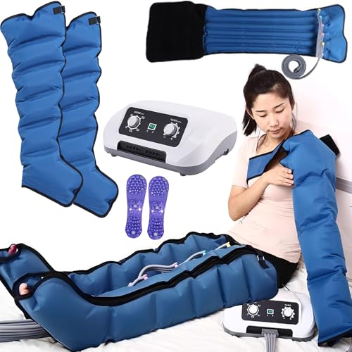 Botas Presoterapia para Casa Abdomen Y Piernas | Masajeador De Piernas Circulación Presoterapia | Drenaje Linfatico Piernas Máquina De Masaj, Aparato Presoterapia para Casa