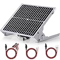 SUNER POWER 20W 12V Solar Battery Charger Maintainer, Built-in Smart MPPT Charge Controller, Adjustable Mount Bracket, Waterproof 20 Watt Solar Panel Kits for Car Automotive Boat Marine RV Trailer