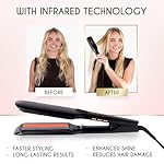 ELLA BELLA® Titanium Flat Iron Hair Straightener (with Infrared) • Professional Straightening Iron • Digital Display to Accurately Control Temperature • As Featured in Good Housekeeping - Image 5