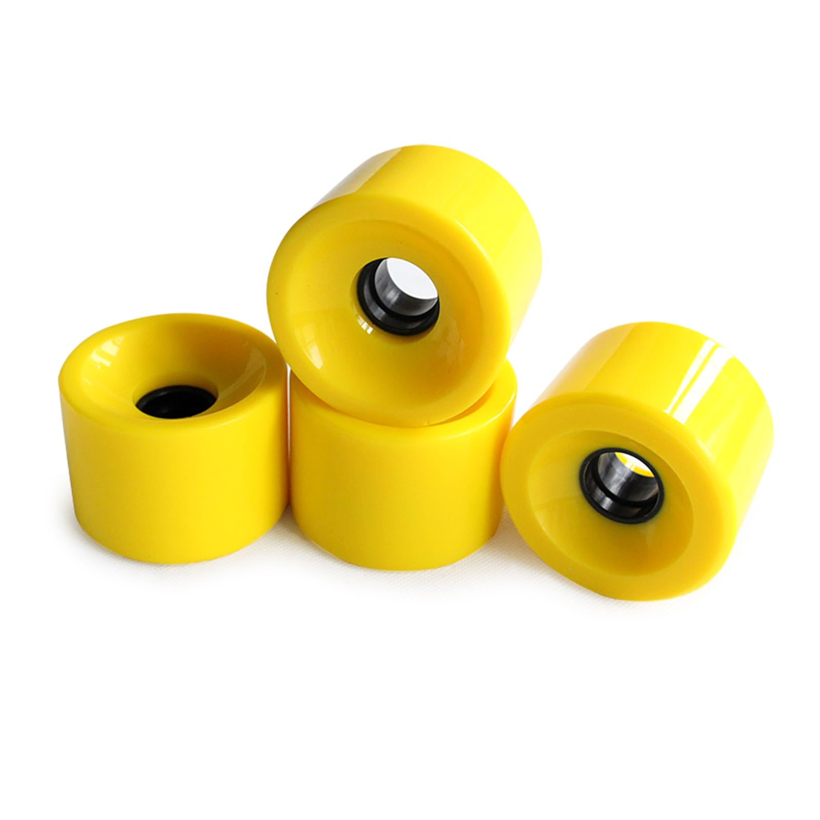 Lot de 4 planches à roulettes 78A avec roulements souples pour longboards de rechange