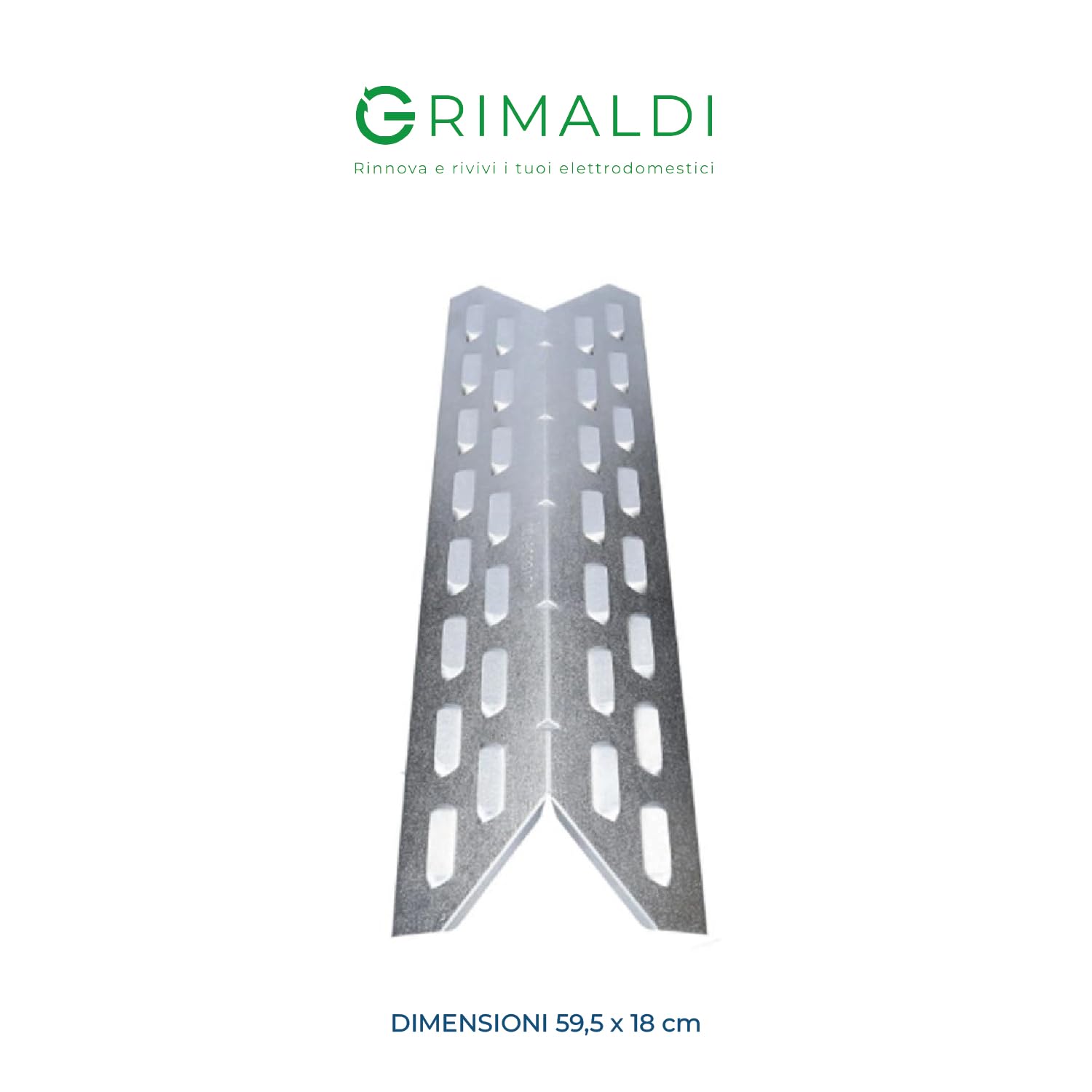 G GRIMALDI DIFFUSORE di Calore per Barbecue -CAMPINGAZ- -Series 2- Tenda per BRUCIATORI cm 59x18