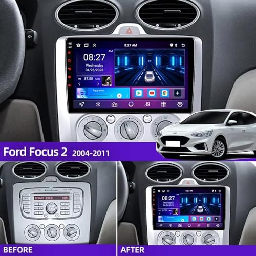 Pantalla Táctil Ford Focus 2004-2011 con Navegación GPS y Bluetooth Multimedia 2