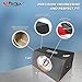 Atrend Bbox Vented 6” x 9” Pro Audio Tuned Speaker Subwoofer Enclosures - Designed, Engineered in USA - Improve Audio Quality, Sound & Bass - Nickle Finish Terminals