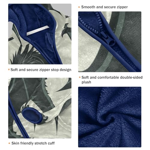 Legend Dragon Girls Fleece Jacket Girls Fall Jacket Girls Zip Up Hoodie Girls Sherpa Jacket 2-10T3