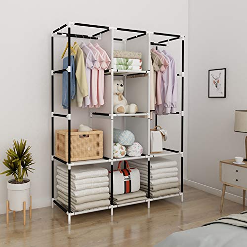 UDEAR-Armario-de-Tela-Plegable-Ropa-Organizador-Closet-portatil-GuardarropaNegro UDEAR-Armario-de-Tela-Plegable-Ropa-Organizador-Closet-portatil-GuardarropaNegro