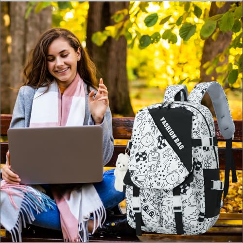 Image of Tinytot 30 Litre Japanese Korean Style School Bag Water-Resistant Laptop & Travel Backpack - Unisex Large 18 Inches Multipurpose Student Backpack for Boys & Girls, Men & Women