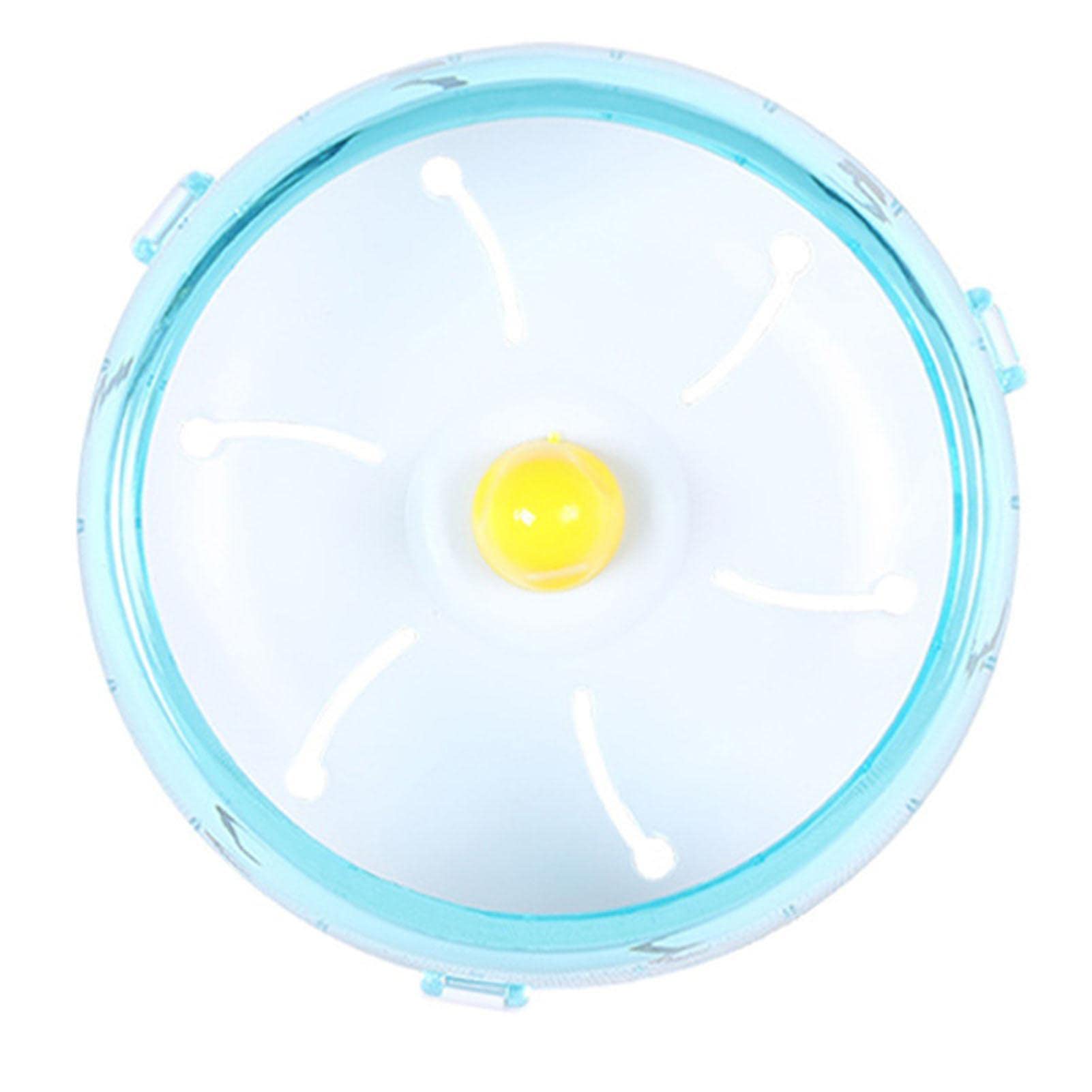 Shenrongtong Rueda de correr silenciosa para hámster, juguete silencioso para mascotas, rueda giratoria silenciosa para hámster sirio enano jerbos y otros animales pequeños