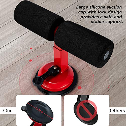 Andoer Barra de levantamento de sucção portátil e equipamento de treinamento muscular com 4 alturas