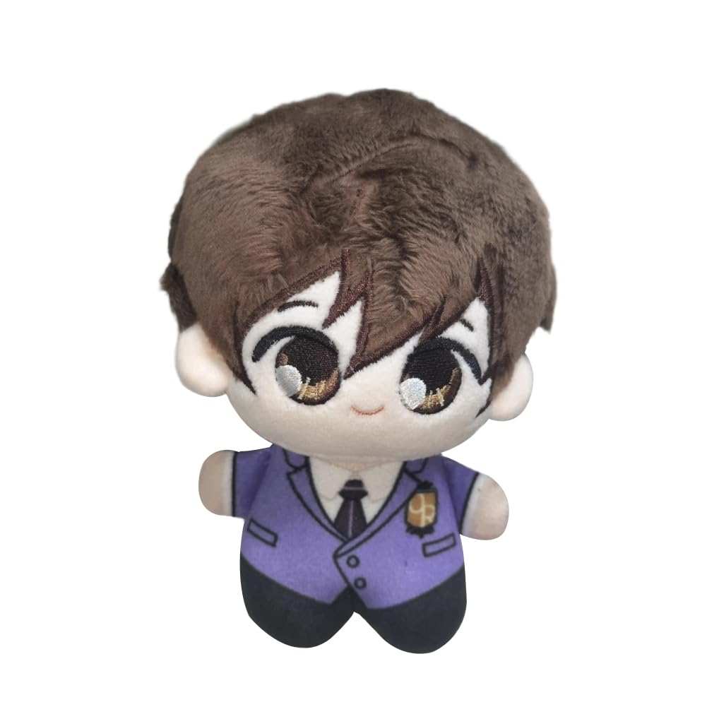 Zhongkaihua Fujioka Haruhi Plush Anime Pendant Figure Soft Stuffed 10CM Bag Key Backpack Occasions Decorations Gifts