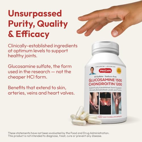 Image of ANDREW LESSMAN Glucosamine 1500 Chondroitin 1200-300 Capsules