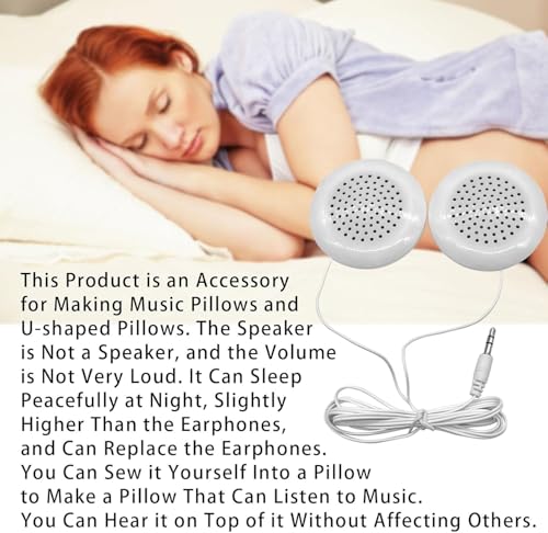 Flylin Portable Audio Speaker, New DIY 3.5mm Mini Stereo Bass Speaker for MP3 MP4 Mobile Phone Portable CD Player, Bedside Speaker For Sleeping HD and Unique Soft Sound Portable Speaker(White) Flylin Portable Audio Speaker, New DIY 3.5mm Mini Stereo Bass Speaker for MP3 MP4 Mobile Phone Portable CD Player, Bedside Speaker For Sleeping HD and Unique Soft Sound Portable Speaker(White)