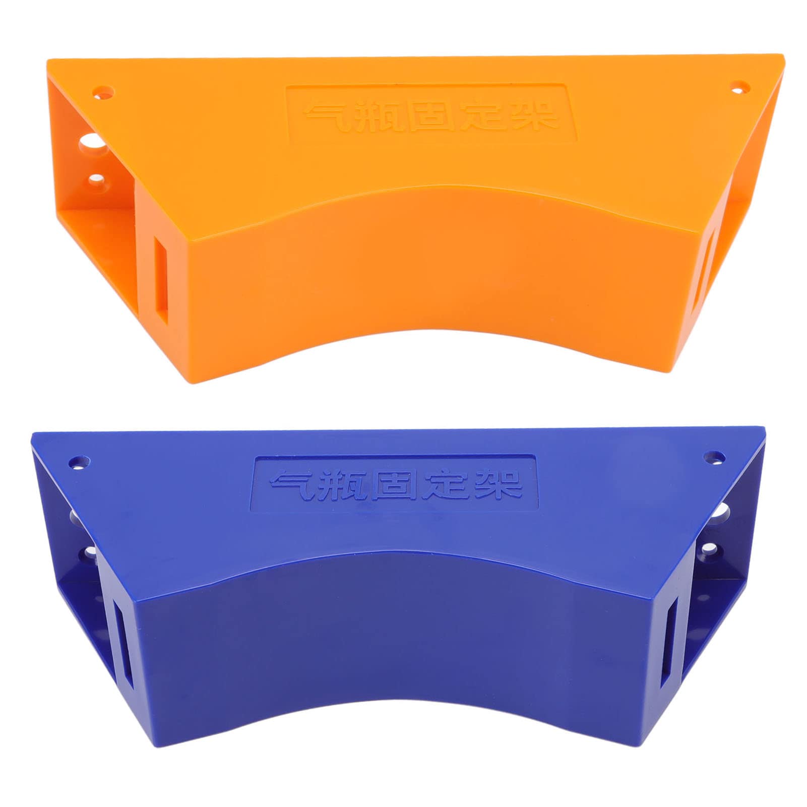 Support de RéServoir de Propane Cylindre Support De Bouteille De Gaz Support Mural Fixe Pour Bouteille De Gaz Fixation avec Vis pour réservoir de (Bleu)