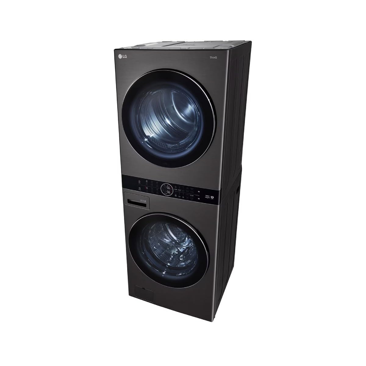 Machine à Laver-Sécher LG 17Kg/16Kg 1100RPM Noire - WT1716BBF