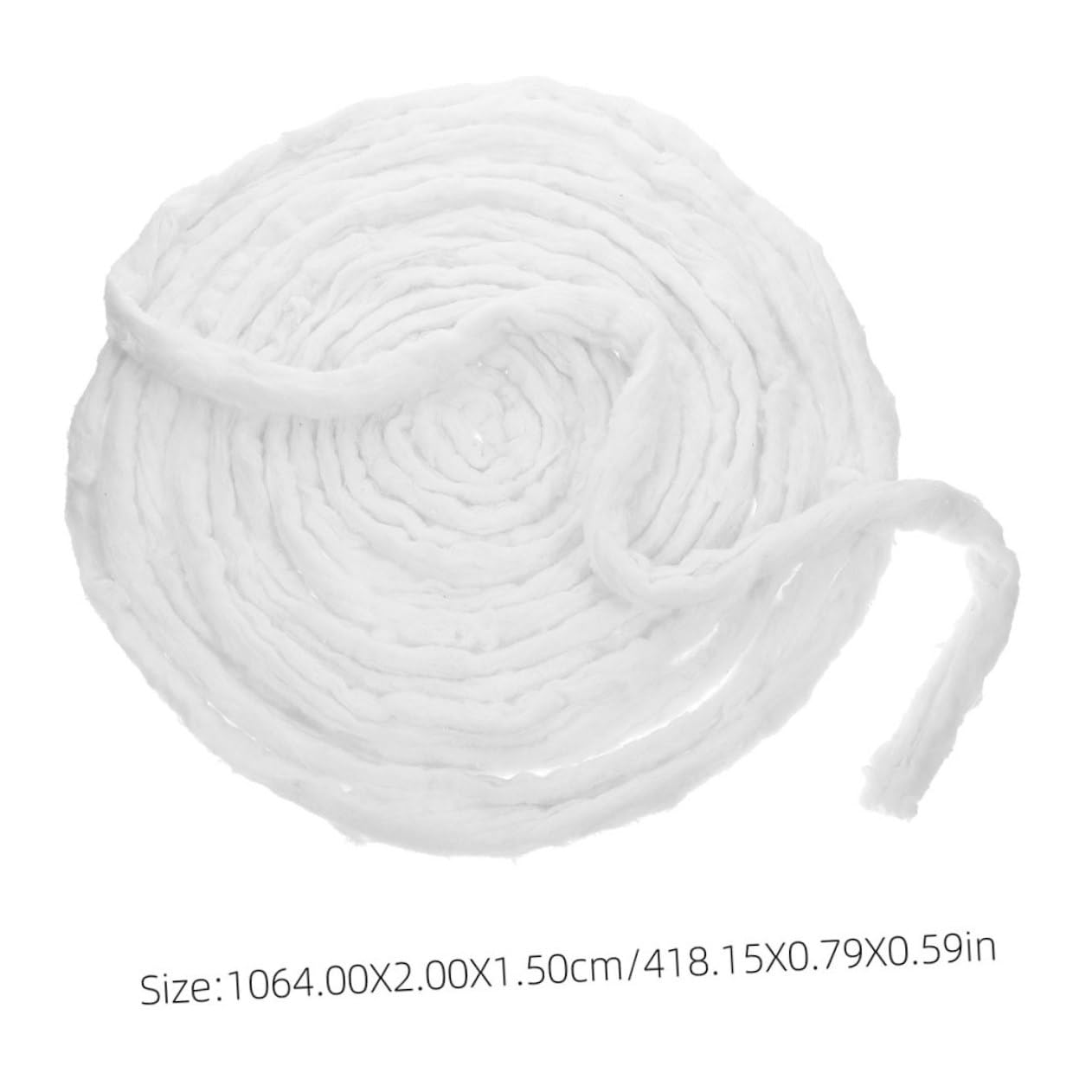 Gogogmee 2 Pack Cotton Rolls for Hair Perming Salon Beauty Strips Single Use Makeup Cotton Coils for Nail Art and Hair Care Versatile and Safe for Home Professional Use