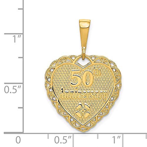Roy Rose Jewelry 14K Yellow Gold 50th Anniversary Charm4