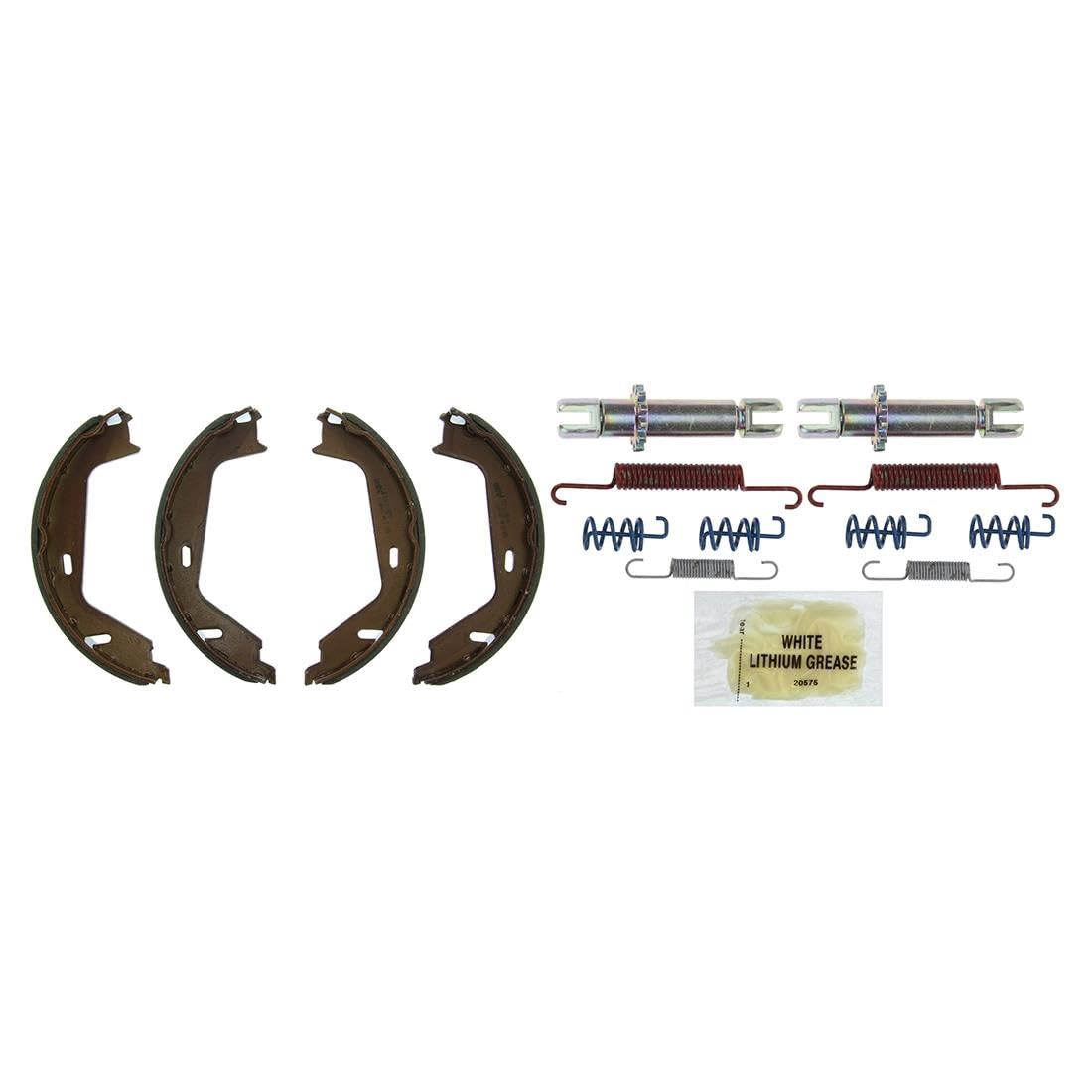 Power Stop Parking Brake Shoes For Volvo Models - B829 Replacement Brake Shoes