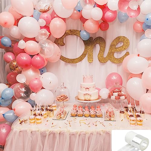 Image of Balloon Arch Kit With Strip, 200 Glue Dots, 32.8Ft Tape for Birthday, Graduation, Wedding, Baby Shower Wall Decorations