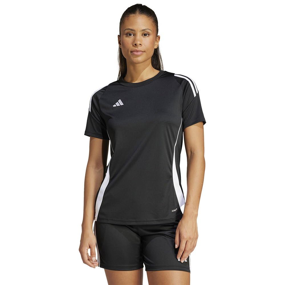adidas Mujer Tiro 24 Shirt, Black/White, XXL