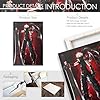 Cloud Strife Final of Fantasy VII Anime Poster, Dark Red Gritty Fan Art Print, Giant Buster Sword Illustration, Game Character Wall Decor, Stylish Manga Aesthetic Art(24x36inchs，Unframed) - Image 3