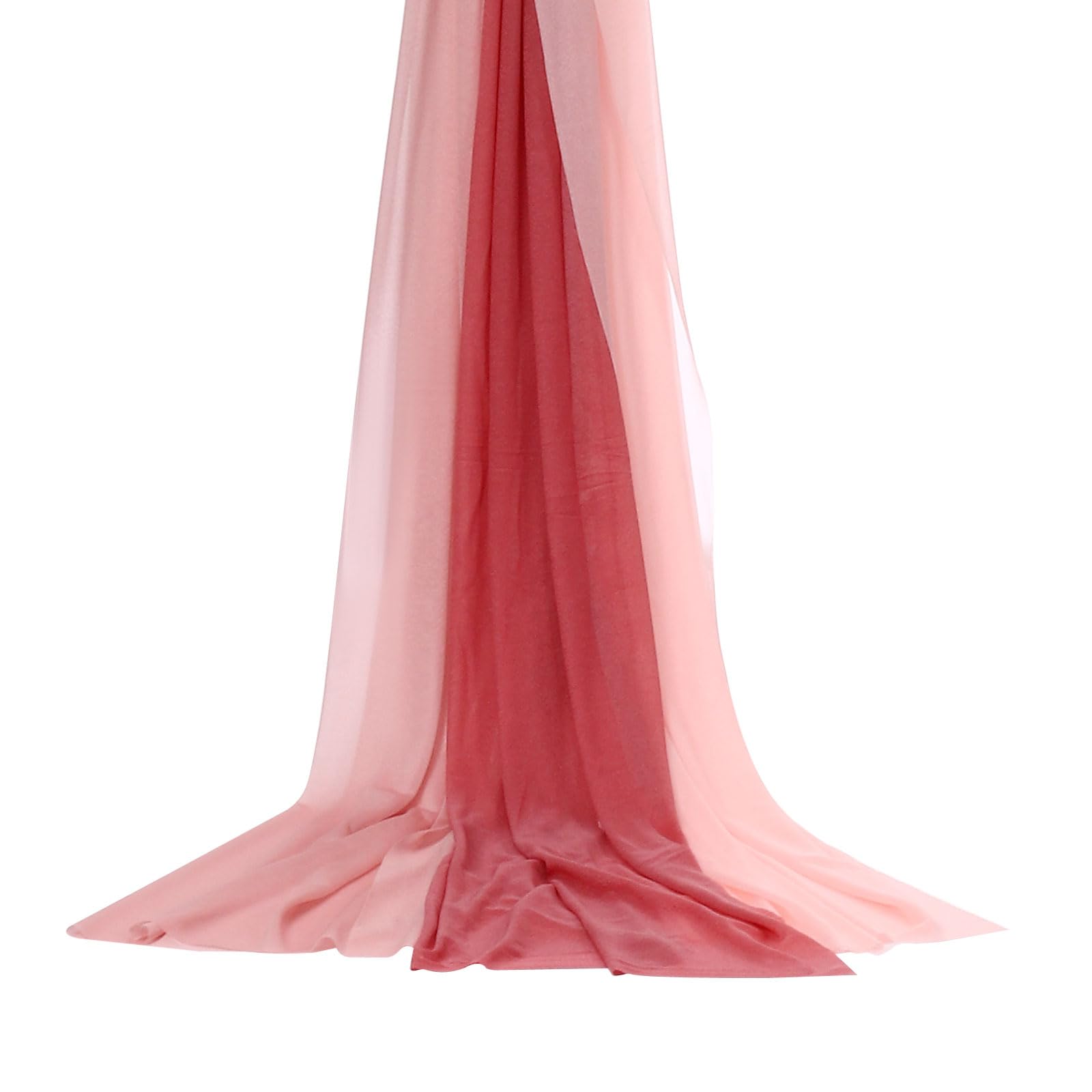 QUARKZMAN Hochzeit Bogen Drapierung Stoff 3 Paneele 30" x 20 FT Chiffon Schiere Drapierung Rückwand Vorhänge für Braut Hochzeit Zeremonie Party Dekoration Rose