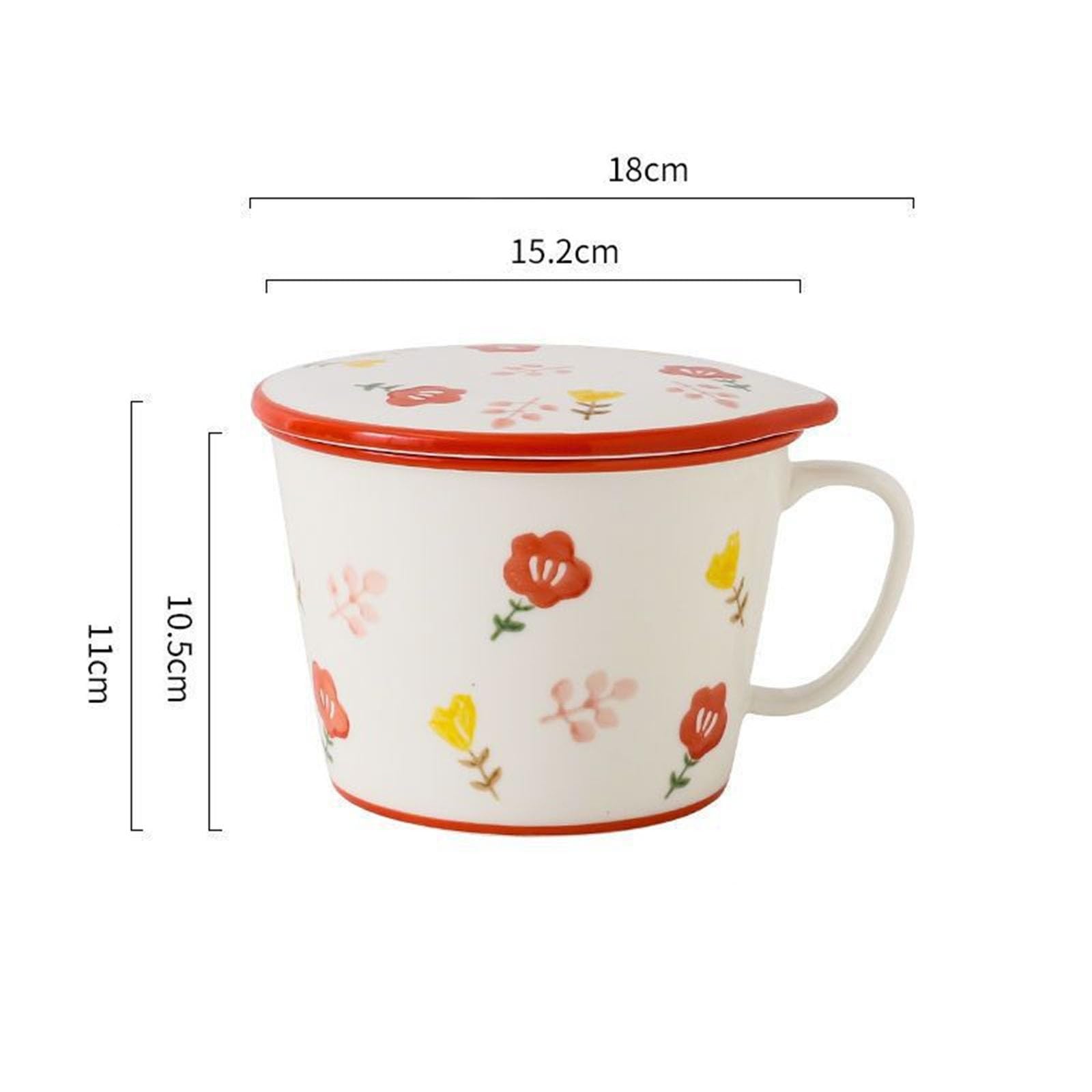 SAeWare Barattolo in ceramica per olio in ceramica, per spezie, casa, cucina, peperoncino, olio per cucina, rosso, 18 x 11 cm, rosso, 18 x 11 cm
