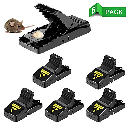 Preisvergleich Produktbild Spalexe Mäusefalle, 6 Stück Profi-MäUsefalle, Effektive einfaches Hygienisch und wiederverwendbar Rattenfalle in Haus und Garten Drinnen Draußen