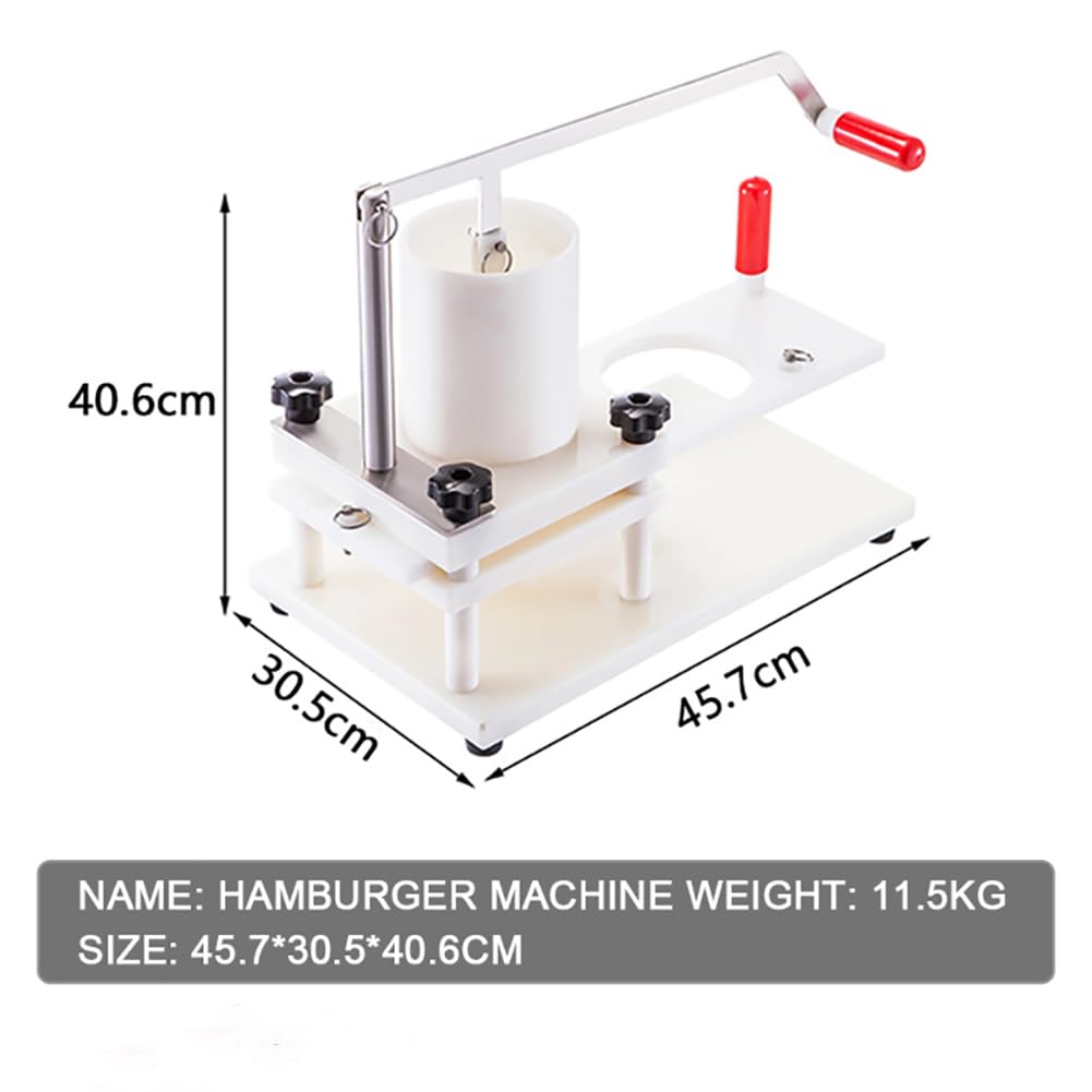 Presse à hamburger commerciale, machine manuelle de moule à hamburger, machine à hamburger en polyéthylène, utilisée pour la fabrication de hamburgers, restauration rapide, restaurants occidentaux