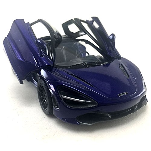 Kinsmart McLaren 720s Navy Blue 1:36 DieCast Model Toy Car Collectible Hobby Super Sport Car Collection