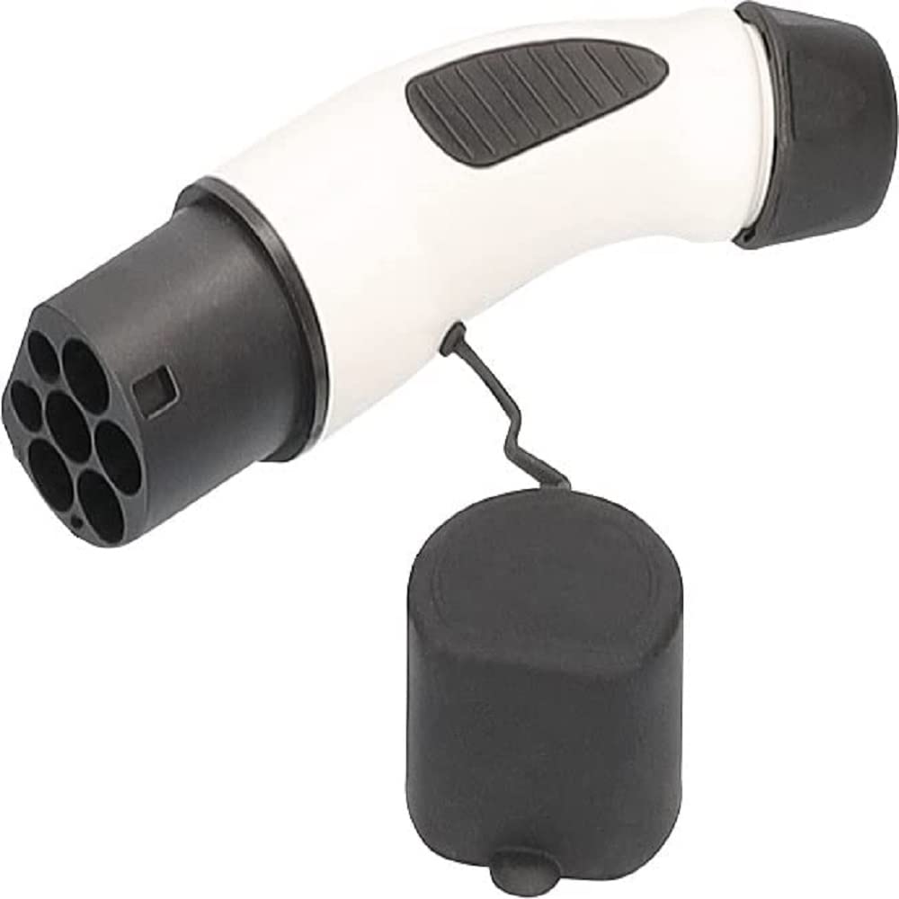 as - Schwabe Ersatzstecker für Elektrofahrzeugladekabel Typ 2 | LADESTATIONSSEITIG - 3,6 kW / 16 A / 230 V / 1-phasig - Modus 3 - E-Auto EV/PHEV Ersatzstecker - IP44 - schwarz/weiß, 65140