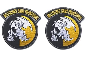 MGS WALKER MILITAIRES SANS FRONTIERES EMBROIDERY PATCH FOR MILITARY AND TACTICAL ENTHUSIASTS