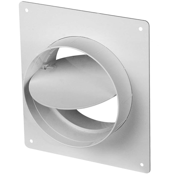 Buy Ducting Pipe Non Return Valve, Round Duct Rigid Tube Connector with