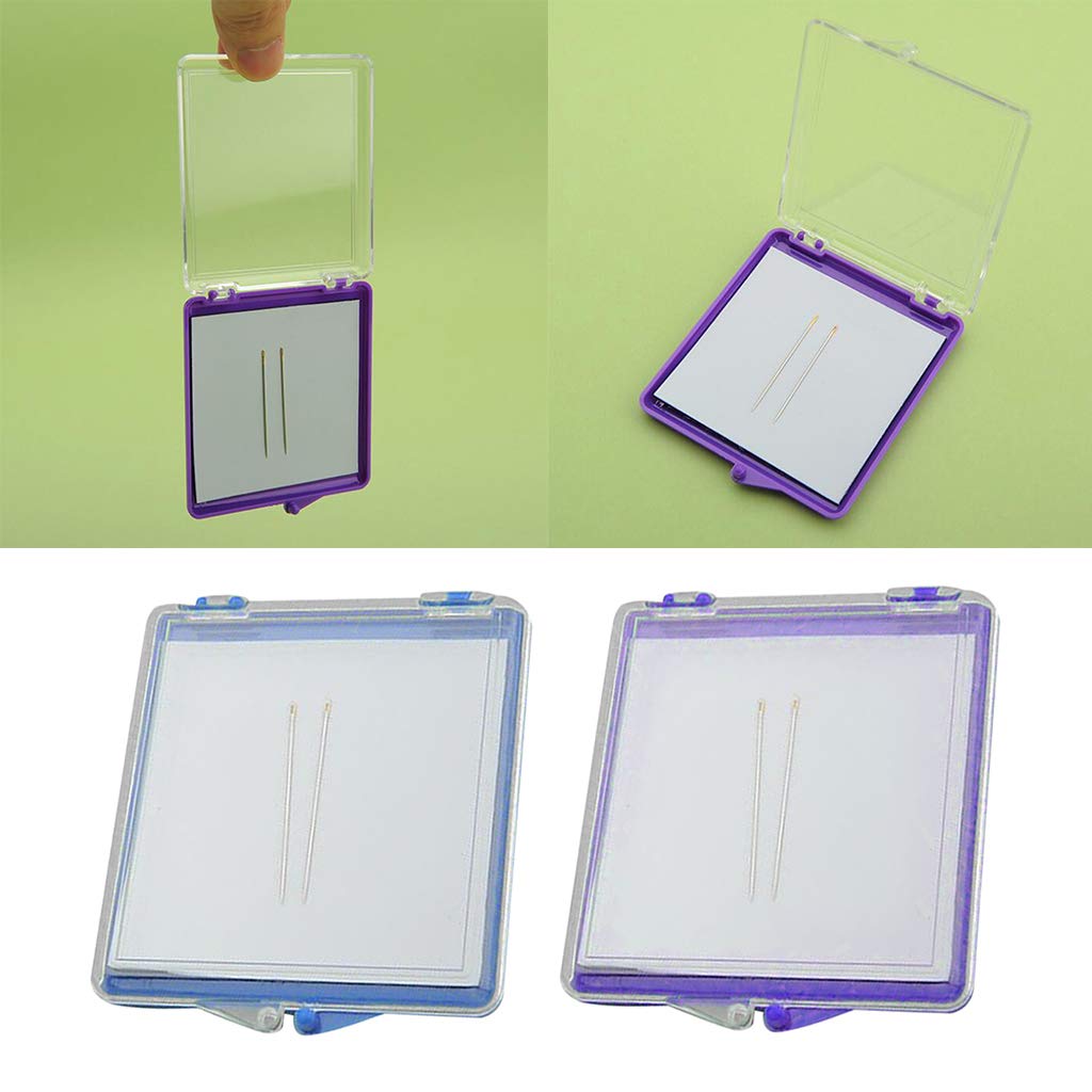 10 Set Magnetische Nähnadeln Kissen Nadel Nadelkissen Nähhalter Aufbewahrung Lila