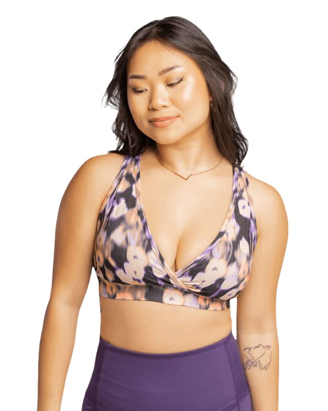 Image of Handful The FaV Bra, Medium Support Sports Bra, Pockets, Removable Pads, Deep Plunge Neck Line
