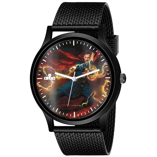 AROA Watch New Watch for Doctor Strange Fighting Model : 927 Black Metal Type Analog Black Strap Watch Red Dial for Men Stylish Watch for Boys- (B0CDM1BQQY) Amazon Price History, Amazon Price Tracker