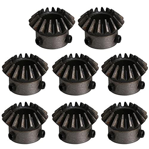 Lot De 2 Engrenages Coniques 16 Dents Module 1.5 - Acier 45# Trou 12mm - CNBTR