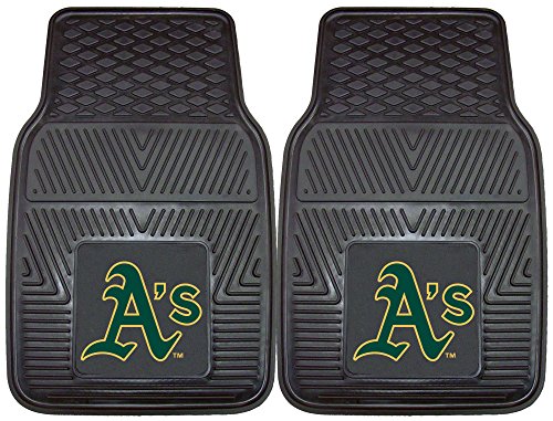 MLB - Oakland Athletics Heavy Duty Car Mat Set - 2 Pieces