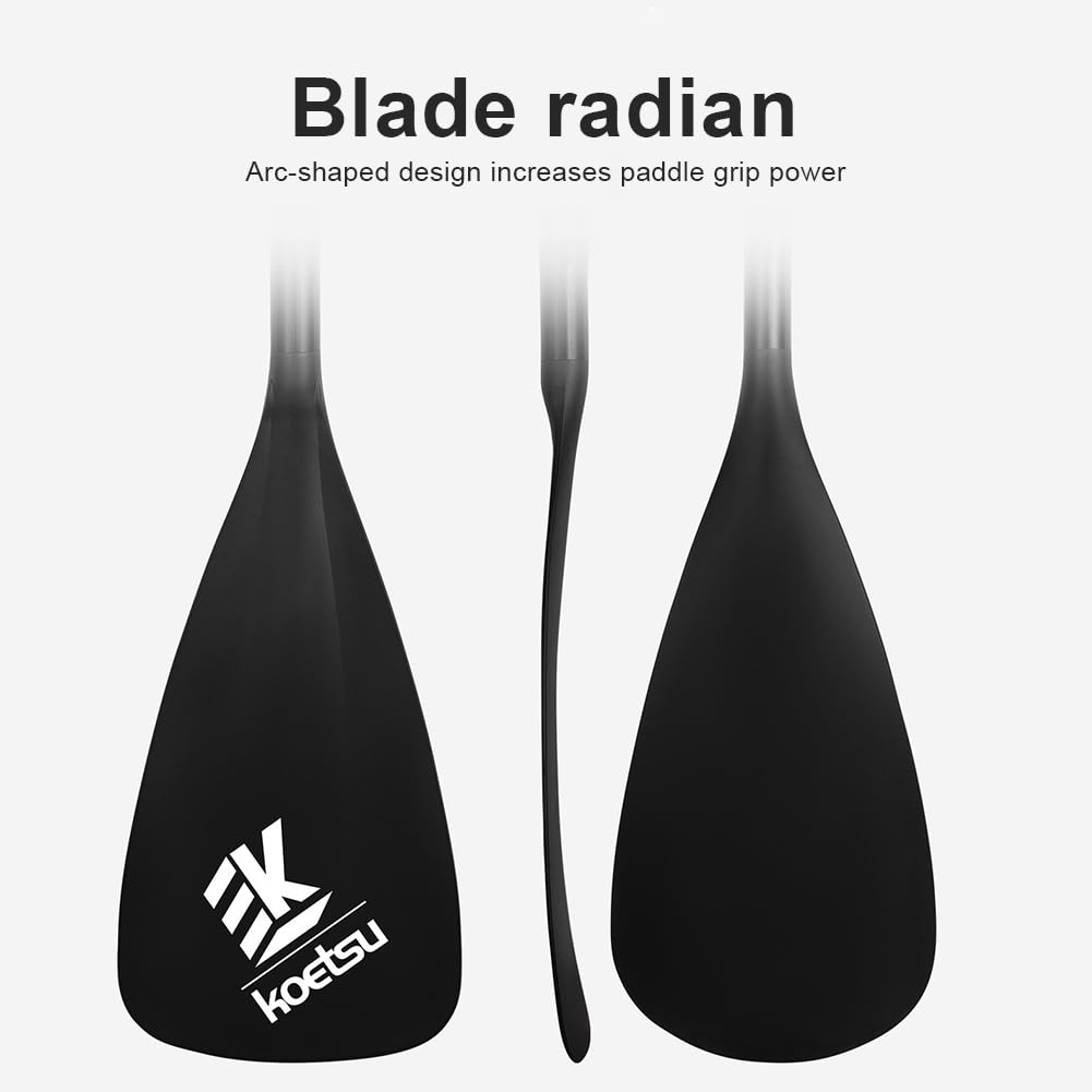 Pagaie for Kayak Pagaia SUP Staccabile in 3 Pezzi Leggera Lunghezza Regolabile Stand Up Paddleboard Pagaie in Lega di Alluminio SUP Remi for Barca da Surf Paddle for Canoa Gommone