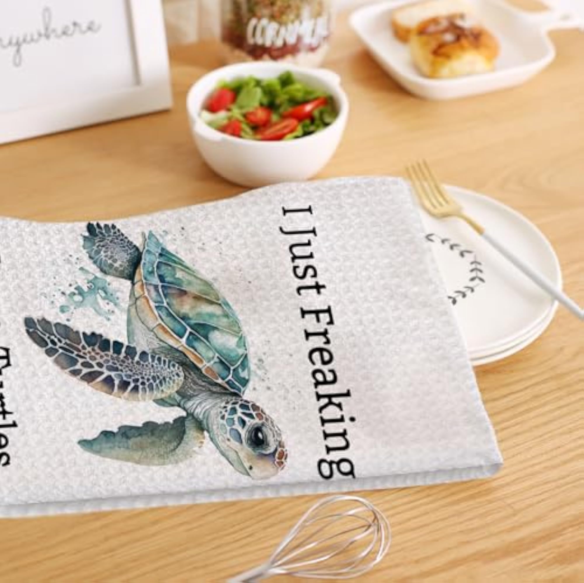 Shark Lover Decorative Kitchen Towels, Set of 2