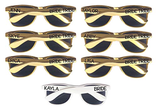 The Crafty Engineer Personalized Bachelor/Bachelorette Sunglasses-Bride Sunglasses for Bachelorette Party,Bachelor Party Gift